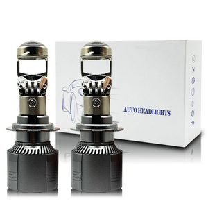 JHS New Arrive A80 Auto Lighting System High Power  Led H4 High Low Beam H4 Projector  Led Lens H4 Led Headlight Bulb