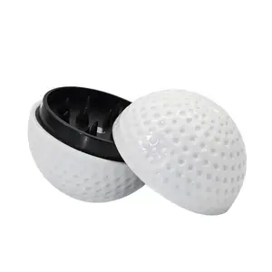 Cute smoking accessories tobacco grinder high quality golf ball shape 43mm herb grinders