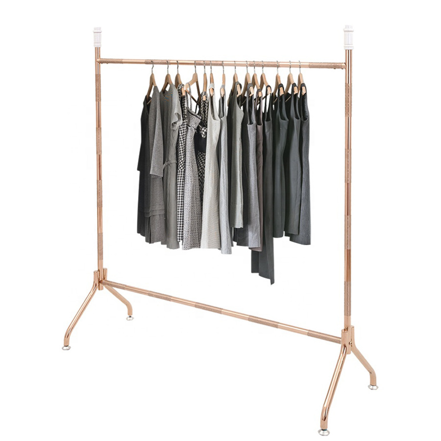 Stainless Steel Rail Clothes Shop Display, Clothing Shop Rails