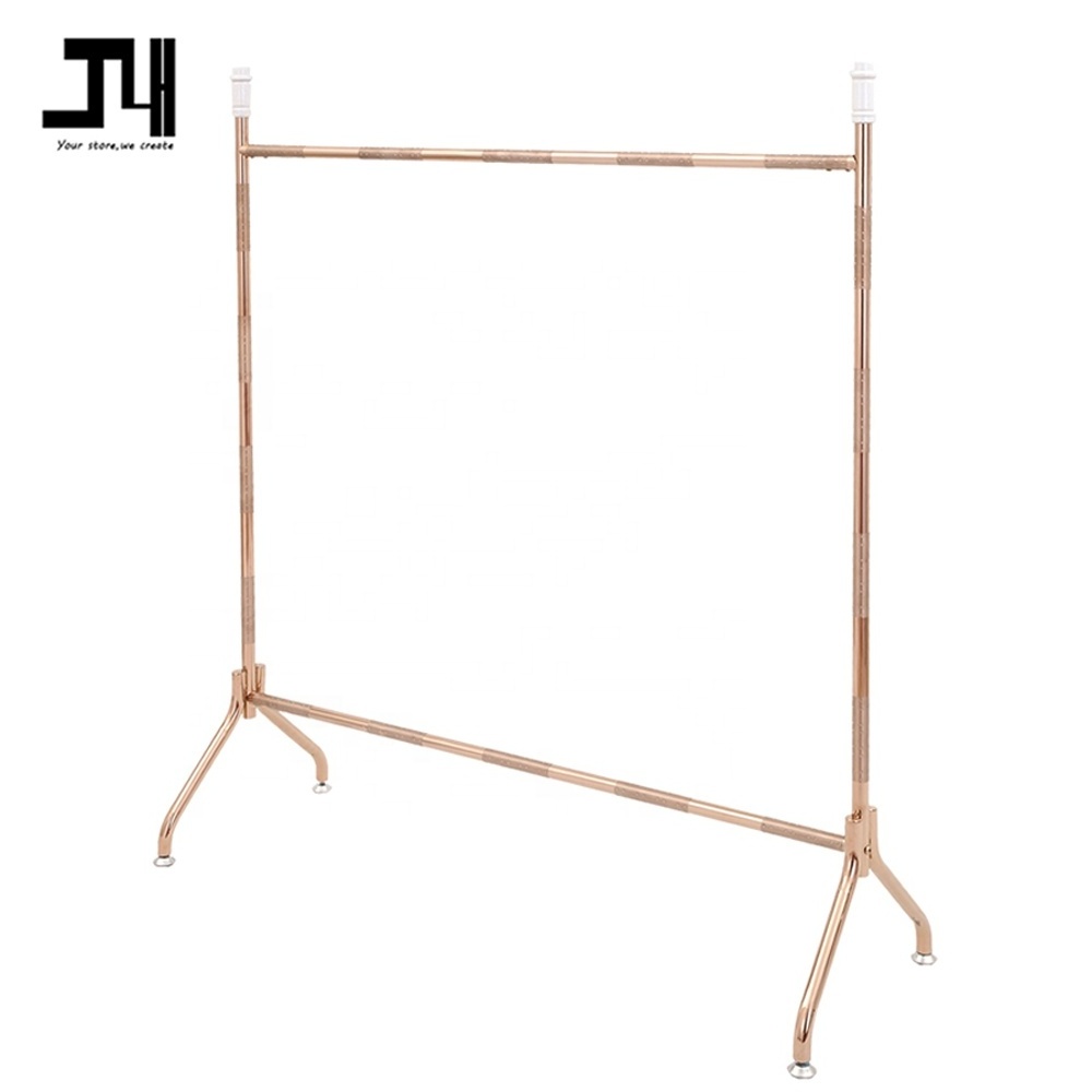 Stainless Steel Rail Clothes Shop Display, Clothing Shop Rails