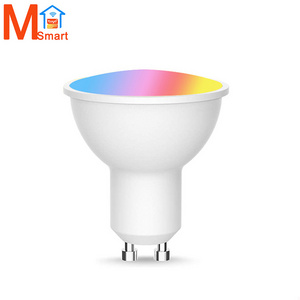 Tuya WiFi Smart GU10 RGB LED Spotlight 5W Dimmable LED Bulb For Alexa/Google Home