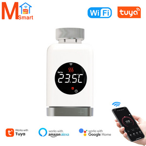 Tuya ZigBee3.0 Radiator Actuator Valve Smart Programmable Thermostat Temperature Controller External Sensor Accurate Heater TRV