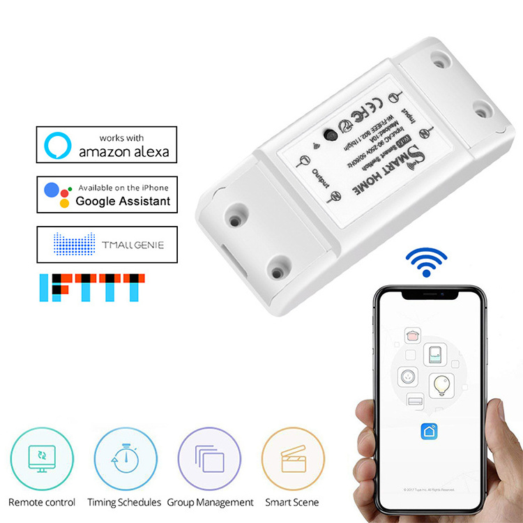 Basic Smart Home Automation DIY Intelligent Wifi Wireless Remote Control Universal Relay Module Light Power Mini Switch