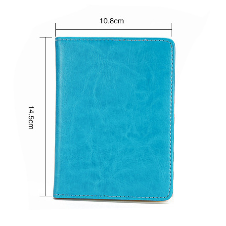 JH Wholesale Soft Leather Cover A6 Pocket Size Diary Notebook