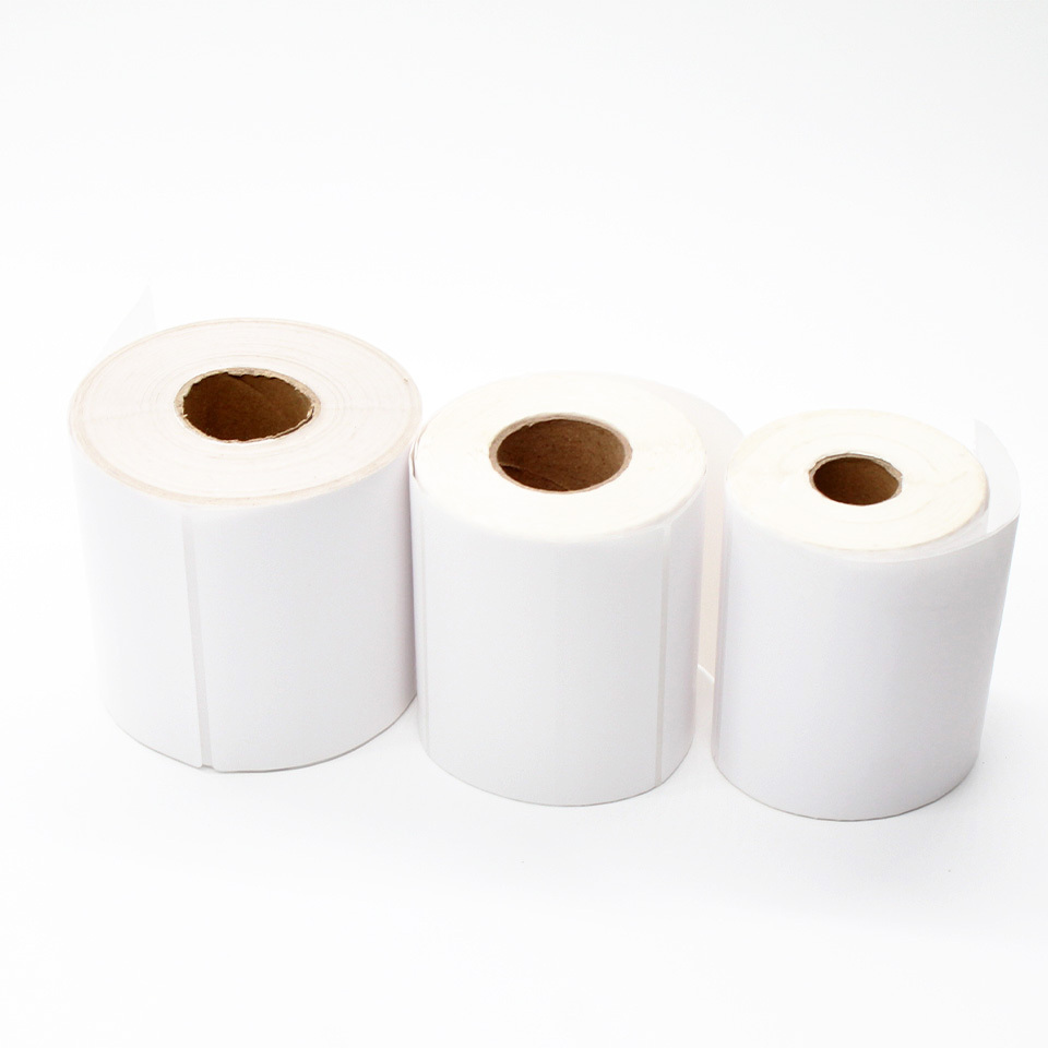 Best supply Gloss paper adhesive thermal transfer label printing 100x150mm 500pcs per roll for shipping label