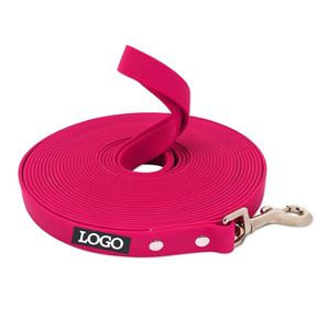 1/2" Drag Line with O-Ring 1 to 50 ft PVC Outdoor Waterproof Training Lead Custom Colors Sizes and Clips Brass Stainless & more