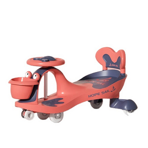 Kids exercise plasma car style swing car ride on twist car for children and adults with cartoon