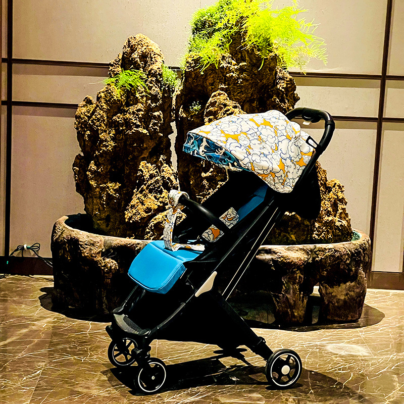 Folding Baby Stroller 3 in 1 Outdoor Traveling Baby Pram Multi-Functional Baby Stroller With Sleep Nest