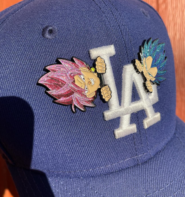 New Design Custom Mexico Metal Enamel Dragon Ball Pins Baseball Hat Cap Pin Mexican Style Anime Mens Hat Pin