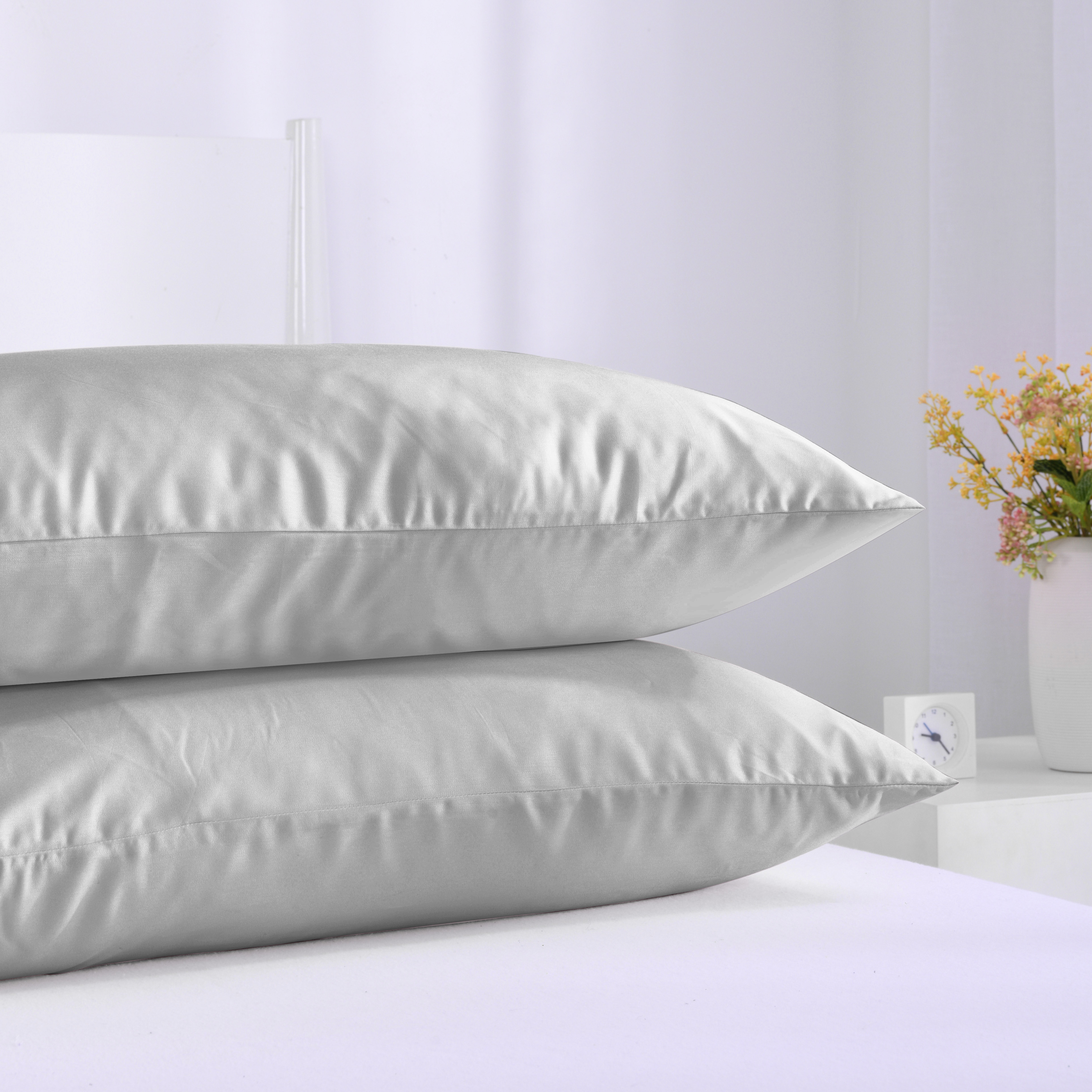 Mid-Year Promotion!  Big Discount! Silk Like Cooling Bamboo Pillow case For Home