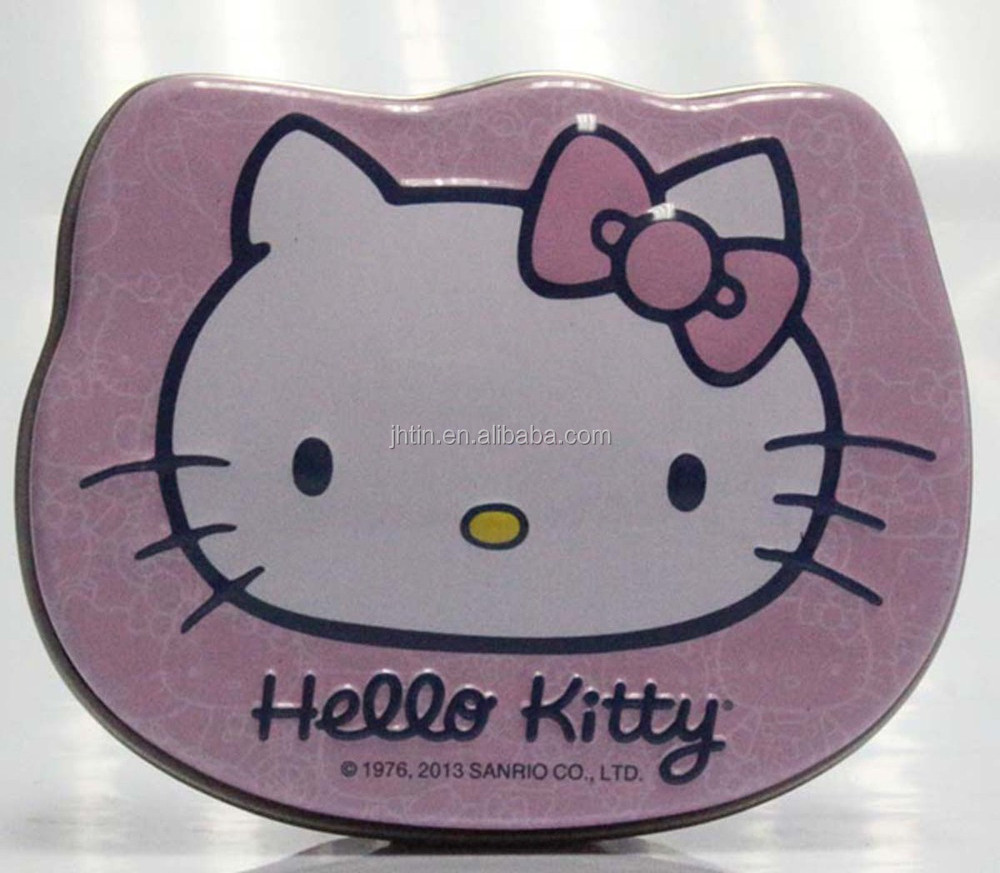 Hello kitty chocolate cookie packaging tin box