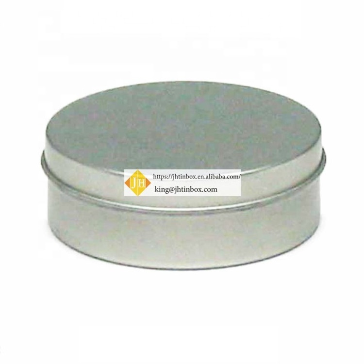 JH Eco-Friendly round empty shoe polish  tin box