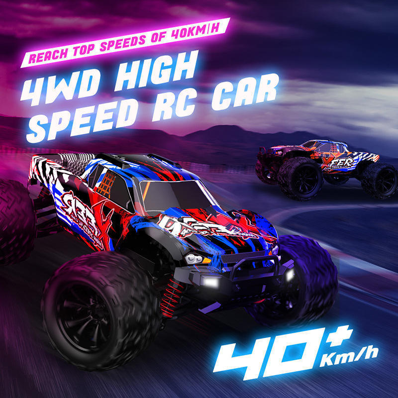 2023 New Arrived 1:16 Scale Large RC Cars 40km/h High Speed Off Road Remote Control Car 2.4G 4WD Monster RC Trucks