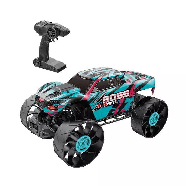 1/10 Large Wheels RC Truck Wholesale Electric 2.4G Monster Truck Remote Control Car Flexible And Soft Wheels 4x4 Off-Road