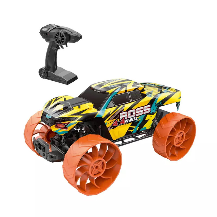 1/10 Large Wheels RC Truck Wholesale Electric 2.4G Monster Truck Remote Control Car Flexible And Soft Wheels 4x4 Off-Road