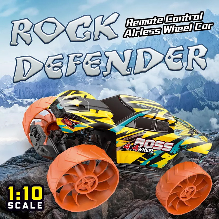 1/10 Large Wheels RC Truck Wholesale Electric 2.4G Monster Truck Remote Control Car Flexible And Soft Wheels 4x4 Off-Road