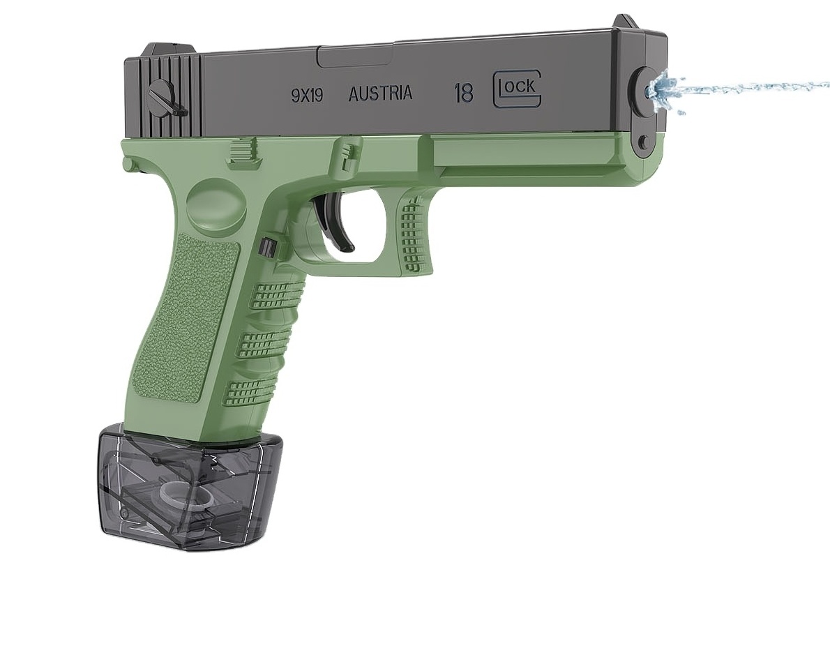 Electric Water Gun Magazine Version Automatic Squirt Glock Water Guns High Capacity Strongest Water Blaster Summer Gun Toys