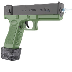 Electric Water Gun Magazine Version Automatic Squirt Glock Water Guns High Capacity Strongest Water Blaster Summer Gun Toys