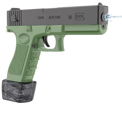 Electric Water Gun Magazine Version Automatic Squirt Glock Water Guns High Capacity Strongest Water Blaster Summer Gun Toys