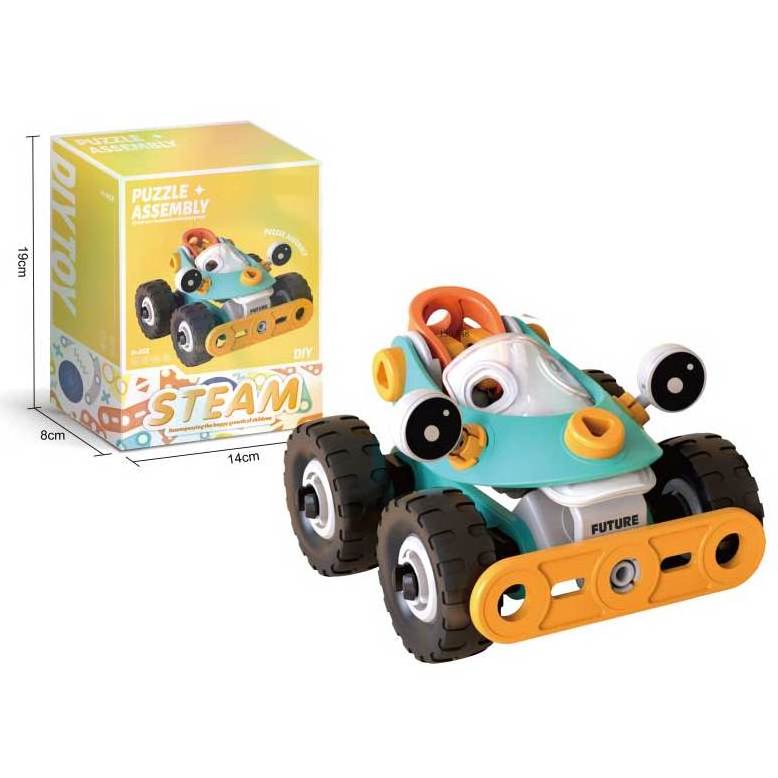 2023 New Arrival Kid Toy Take Apart Car Silicone Soft Building Block Car Assemble Car Toy For Children Toy Top Seller