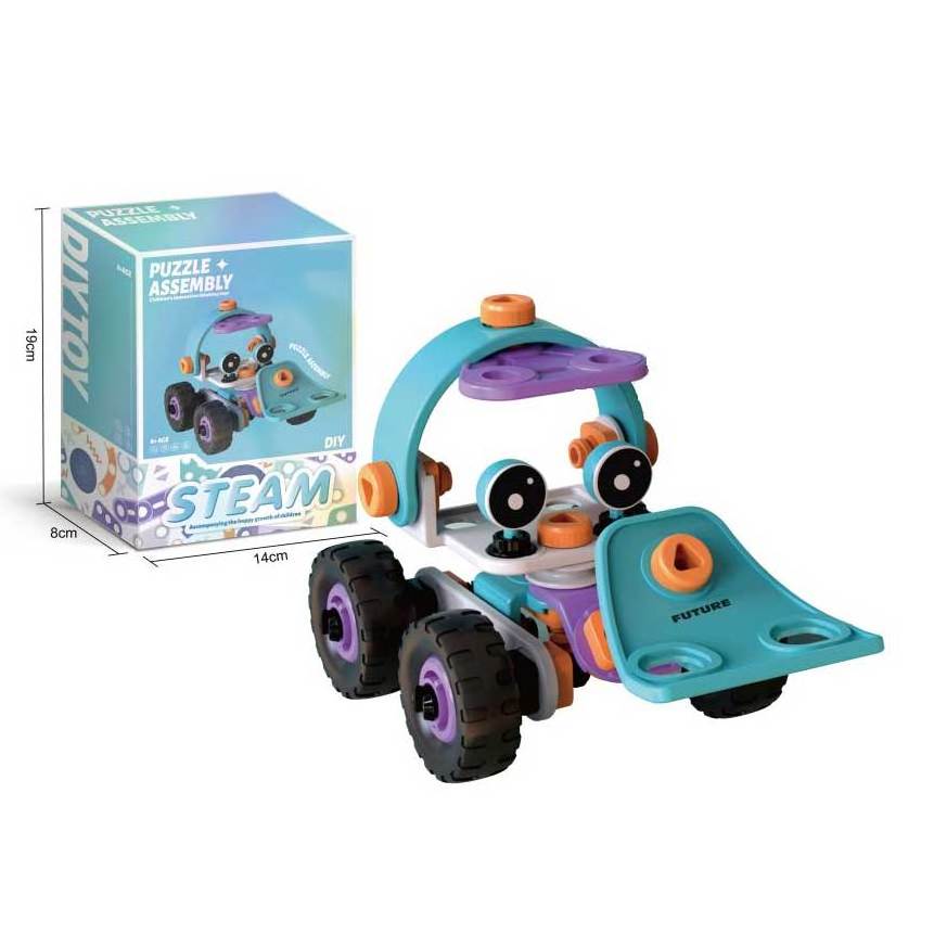 2023 New Arrival Kid Toy Take Apart Car Silicone Soft Building Block Car Assemble Car Toy For Children Toy Top Seller