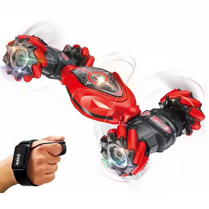 High Quality Double Side Rc Stunt Car Kids Radio Control Toys Hand Controlled Gesture Rc Car With Music And Light