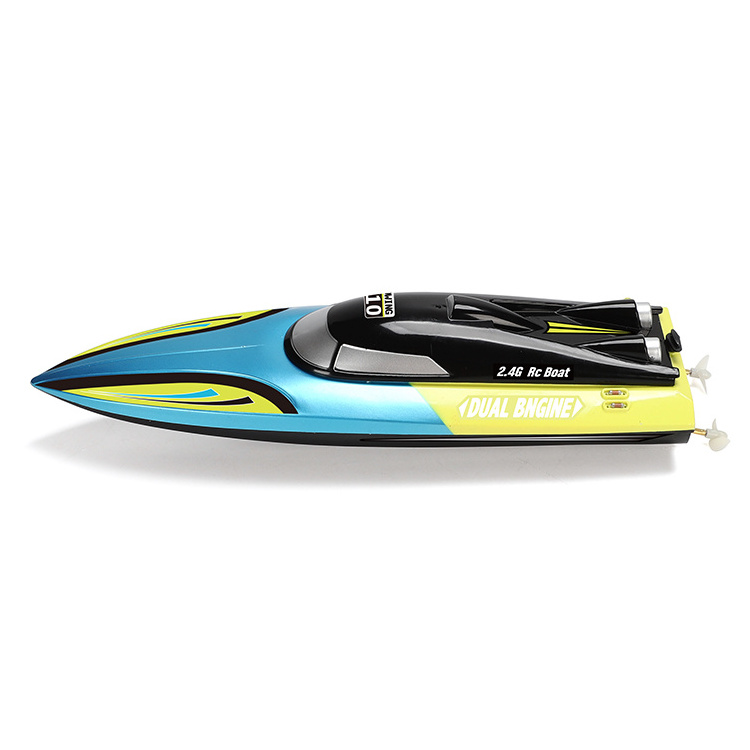 Colorful 2.4G RC Racing Boat High Speed Yacht Anti-Crash Remote Control Speedboat Self-Righting Novice Level RC Jet Boat