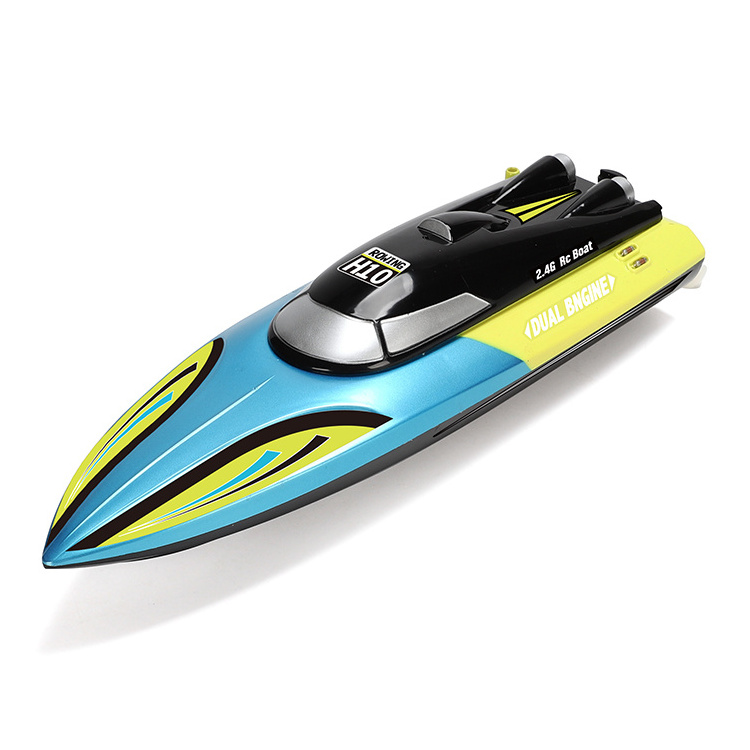 Colorful 2.4G RC Racing Boat High Speed Yacht Anti-Crash Remote Control Speedboat Self-Righting Novice Level RC Jet Boat