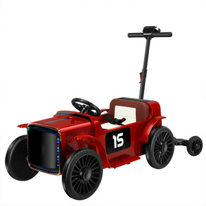 New kids ride on tractor with trailer children electric car 12v toy car parents can control