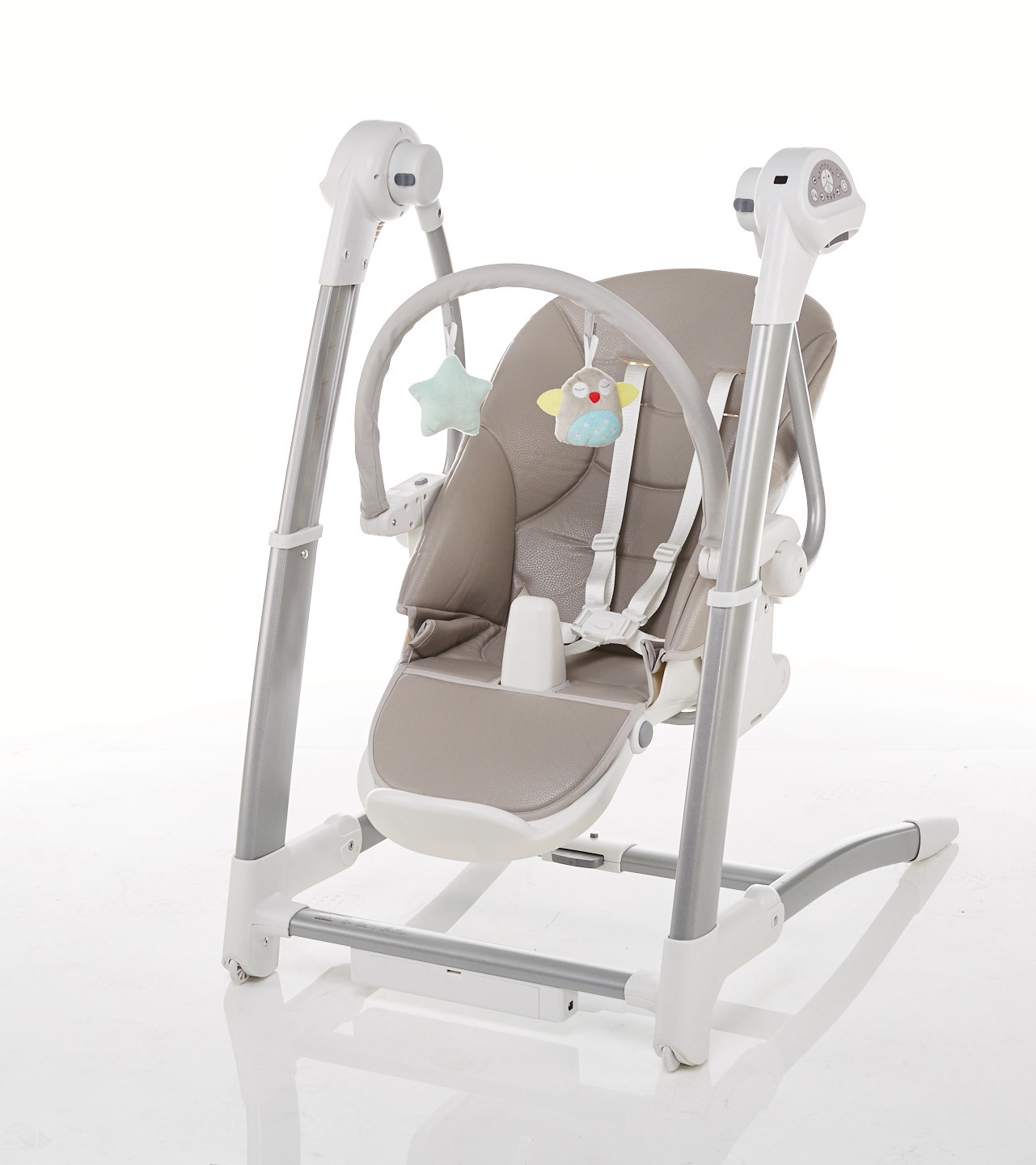 OEM Portable Food Table Highchair Electric Sitting Chair 3 in 1 Swing Rocking Dinning Baby Chairs for Baby Newborn