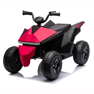 Music Power Battery Red  4 Wheels Electric Children ATV Vehicles Newest Custom Kids Toys Ride On Car