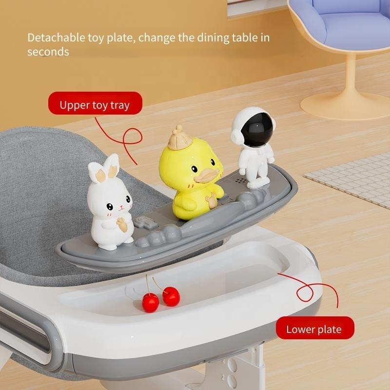 2023 Anti Rollover Kids Baby Trolley Walker Toy Toddler Activiry Tray Optional Auxiliary Push Handle Baby Walker With Music Toy