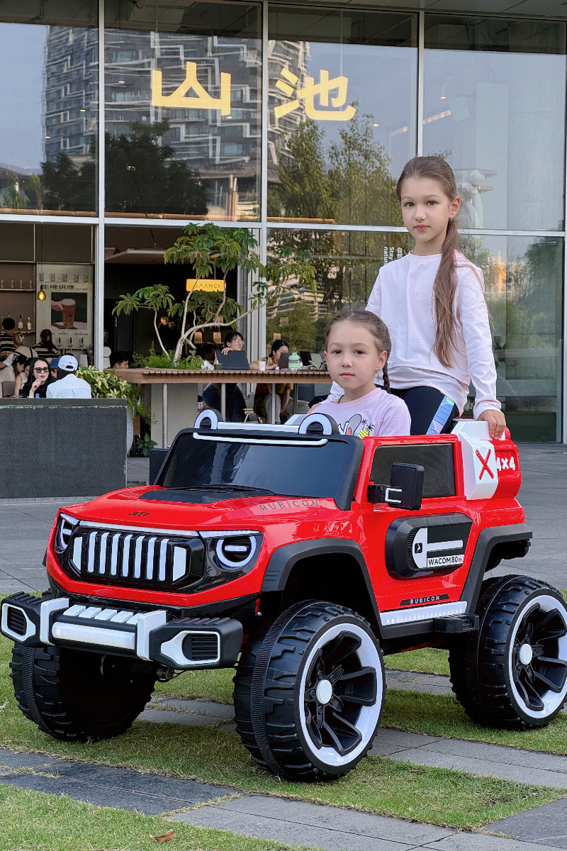 Full of fun 12V power four-wheel drive UTV type children's electric car with 2.4G remote control ride on car