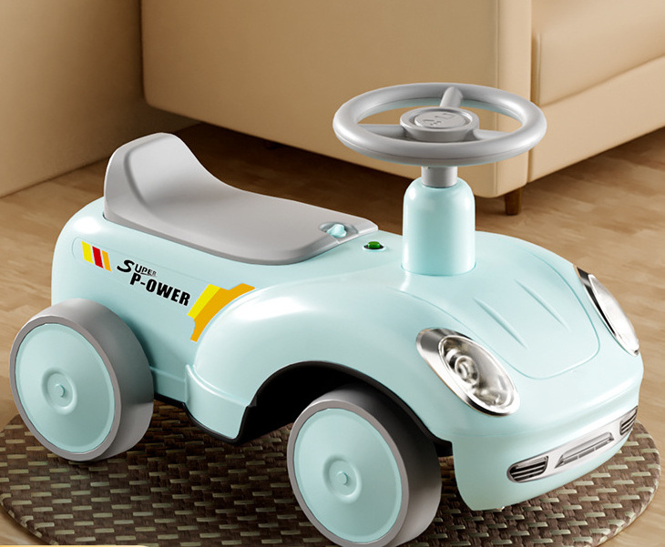 2024 Multi Color Drive Latest Model Mucial Electric 4 Wheel Baby Swing Car Children Push Cars