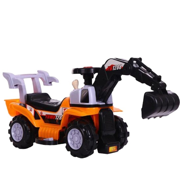 Custom Electric kids Toy Ride On Car Kid Play Sand Excavator Toy Wheel Car for Children