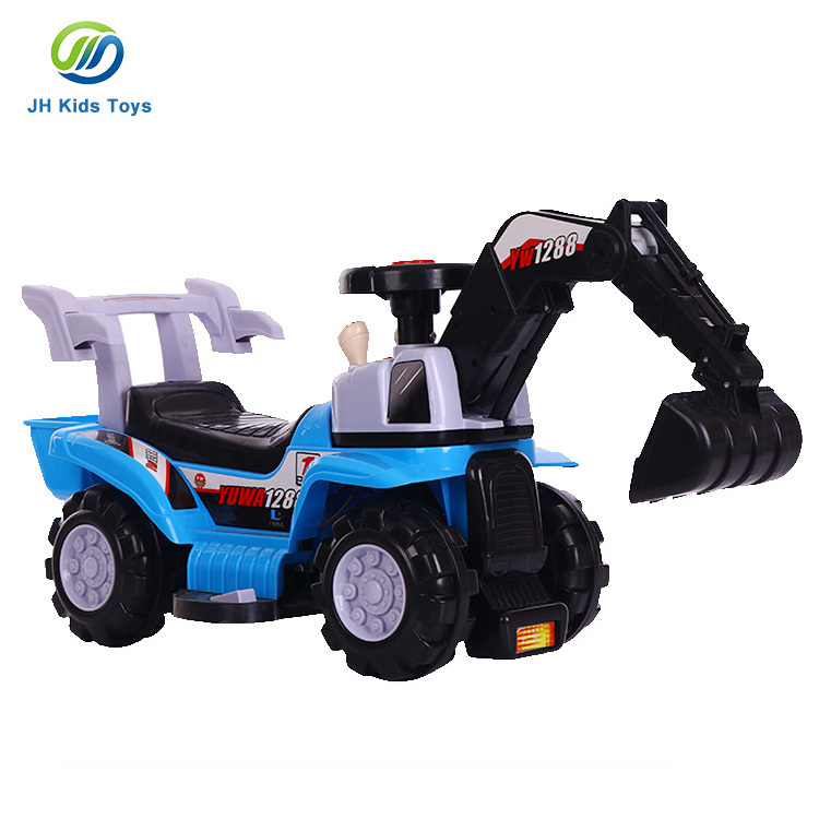 Custom Electric kids Toy Ride On Car Kid Play Sand Excavator Toy Wheel Car for Children