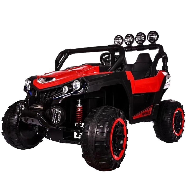 New hot Led lights 2.4G remote control battery operated kids electric car ride on