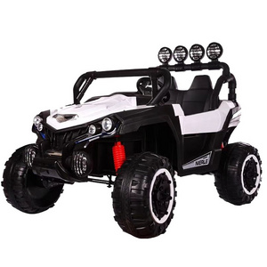 New hot Led lights 2.4G remote control battery operated kids electric car ride on