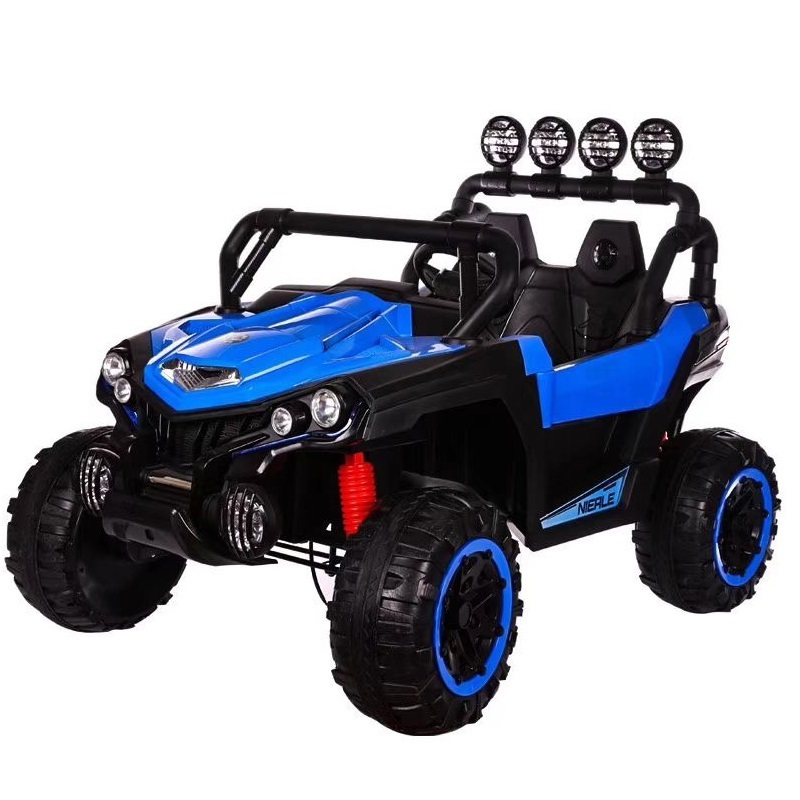 New hot Led lights 2.4G remote control battery operated kids electric car ride on