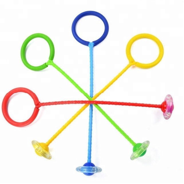 New Hot Colorful Flashing Ankle Rotating Skip Swing Ball in China