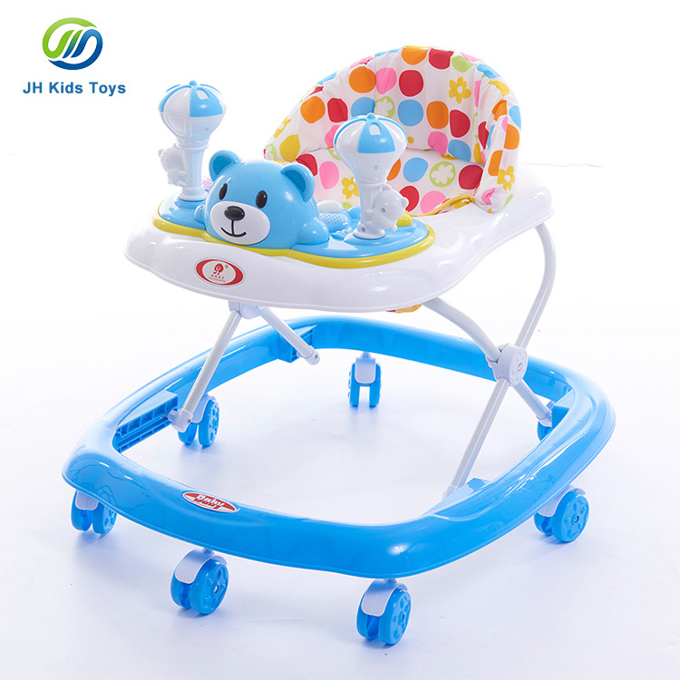 Comfortable Model Musical Baby Walker /Kids Walker/ Children Walker with PU Wheels and Music