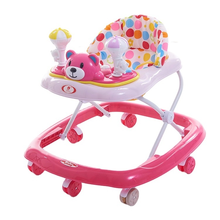 Comfortable Model Musical Baby Walker /Kids Walker/ Children Walker with PU Wheels and Music