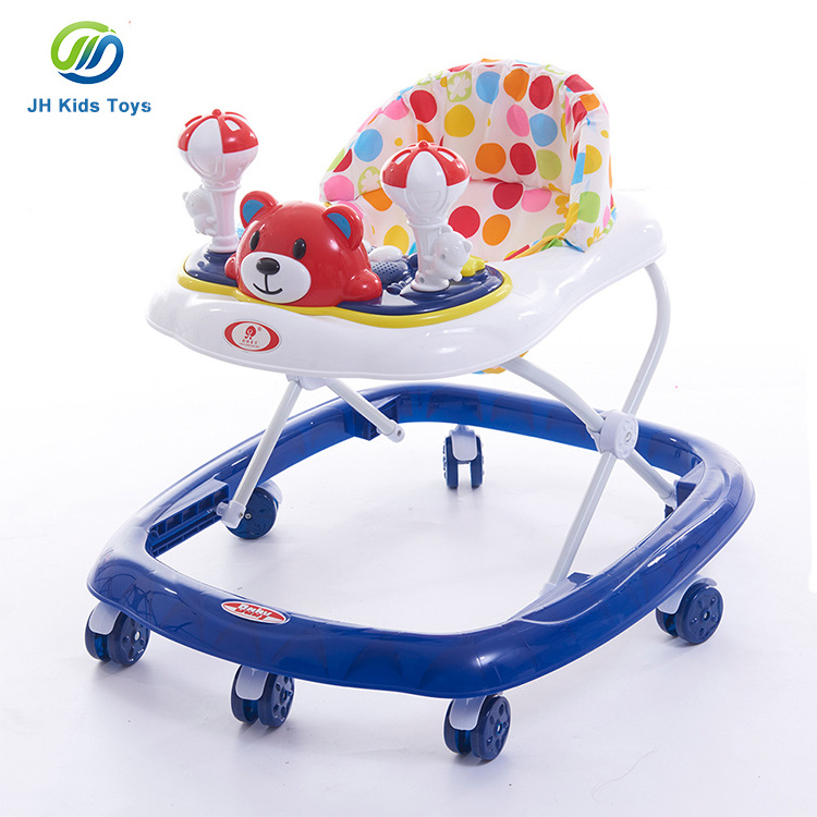 Comfortable Model Musical Baby Walker /Kids Walker/ Children Walker with PU Wheels and Music