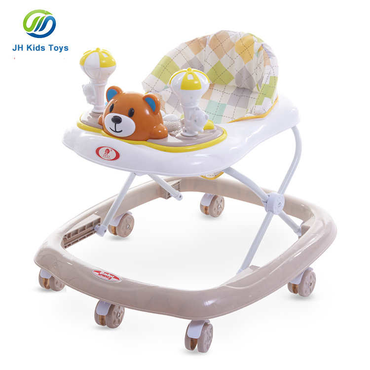 Comfortable Model Musical Baby Walker /Kids Walker/ Children Walker with PU Wheels and Music