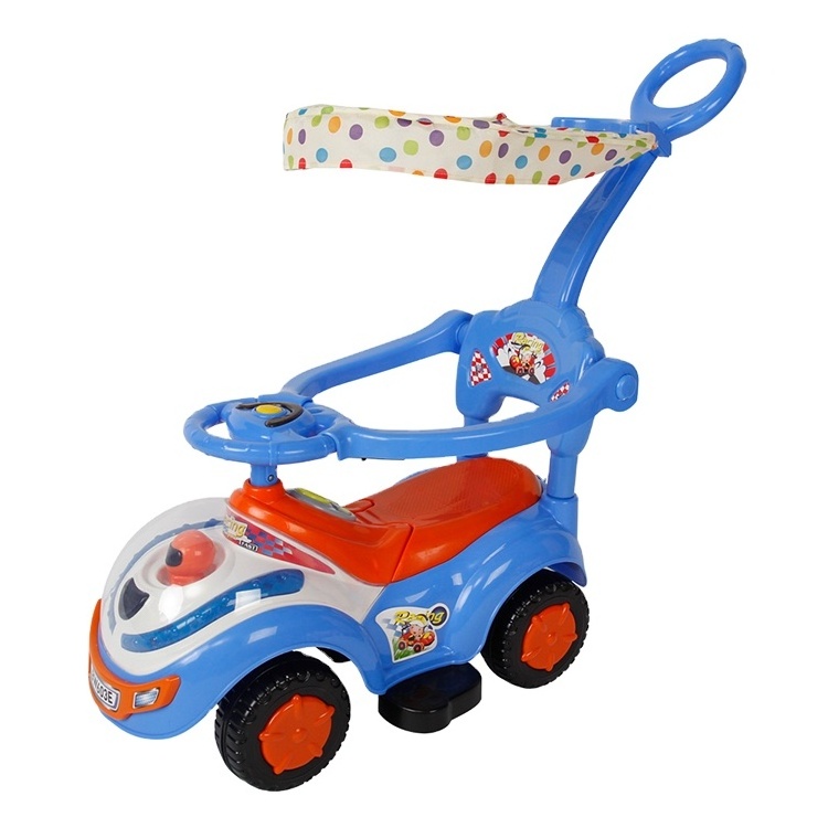 Kids Push Car Plastic Ride On Baby Toy Car with light and music/Baby Swing Car wih Handle