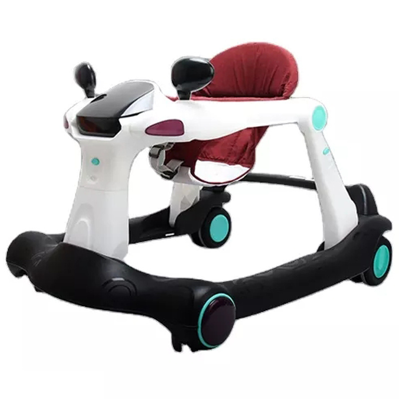 Pusher 3 in 1 Baby Walker Ride on Car Music Toy Toddler Round Activity Assistant Unique Baby Walker