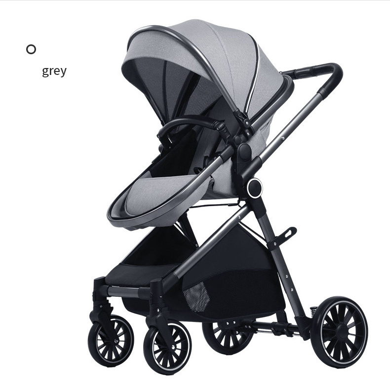 High quality 2 in 1 baby pushchair stroller travel system kinderwagen easy folding kids wagon pram with car seat