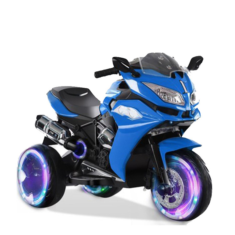 Red White Blue Color Music Light Battery Powered Boys Kids Ride On Car Child Electric Motorcycle Toy Car For 3-9 Years Kids