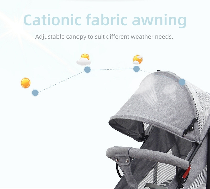 Wholesale Universal Wheel Buggy Pushchair Stroller Umbrella Cart Suspension Summer Baby Stroller For Infant And Toddler