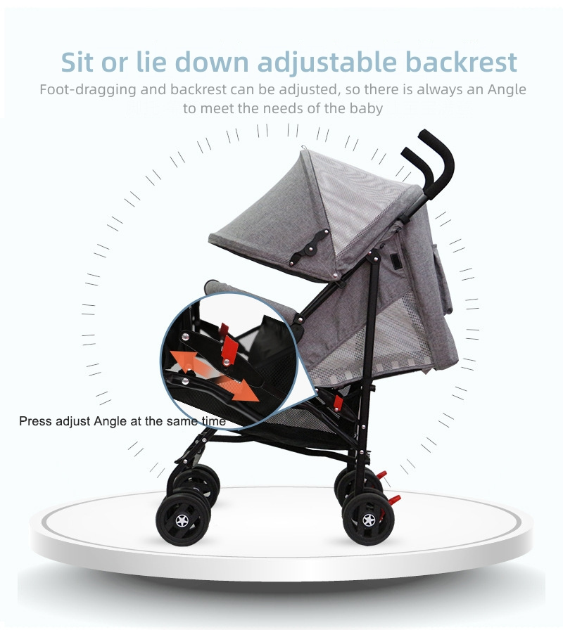 Wholesale Universal Wheel Buggy Pushchair Stroller Umbrella Cart Suspension Summer Baby Stroller For Infant And Toddler